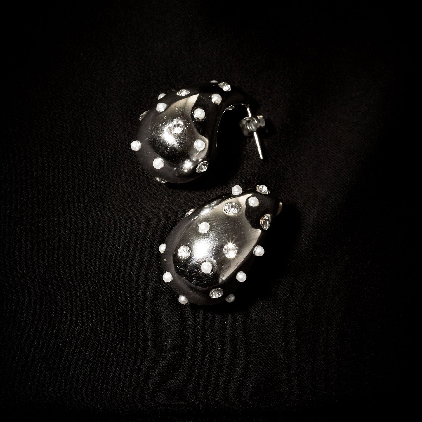 Earring Eclectic Astral Tears Silver