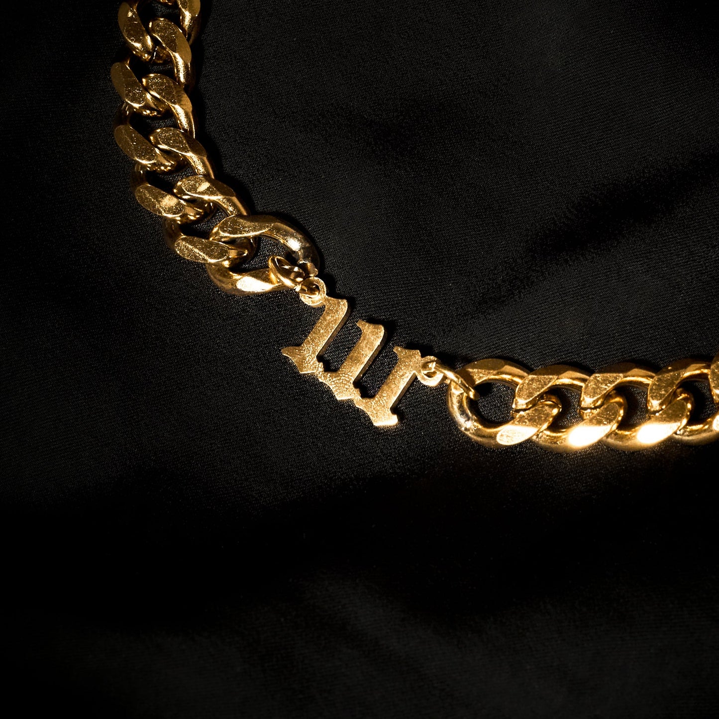 111 Choker Numerology Old English Gold