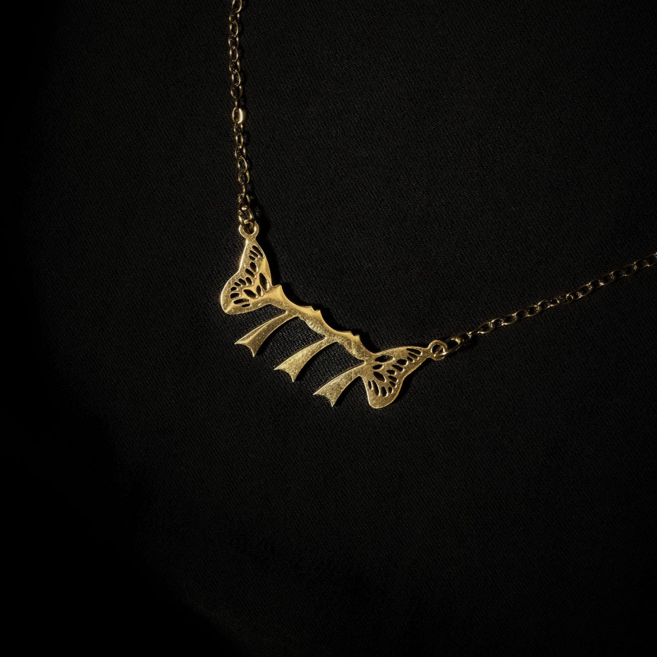 777 Necklace Numerology Butterfly Gold