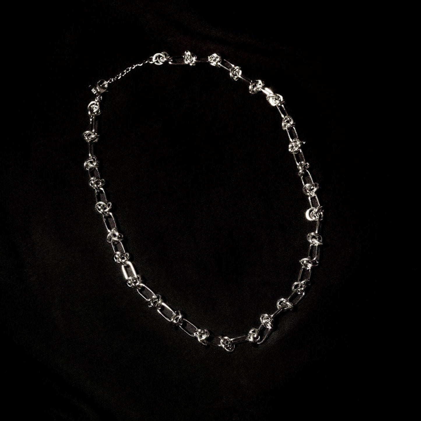 Crystal Silver Necklace Eclectic