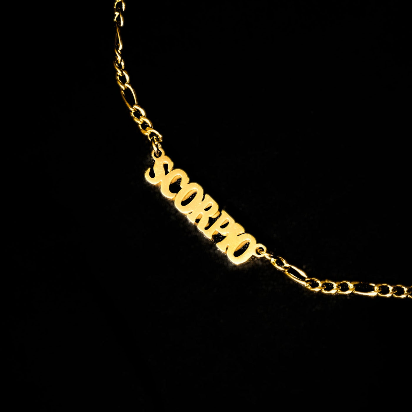 Scorpio Necklace Bold Zodiac Gold