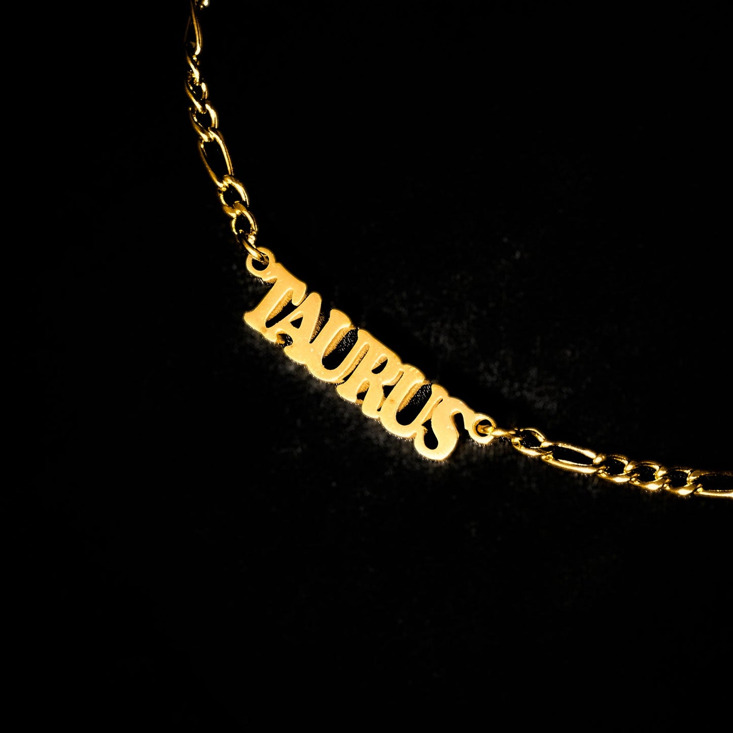 Taurus Necklace Bold Zodiac Gold