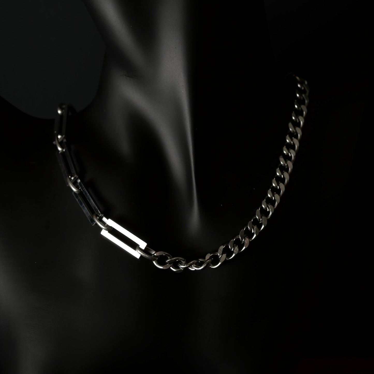 Barbed Silver Necklace Eclectic