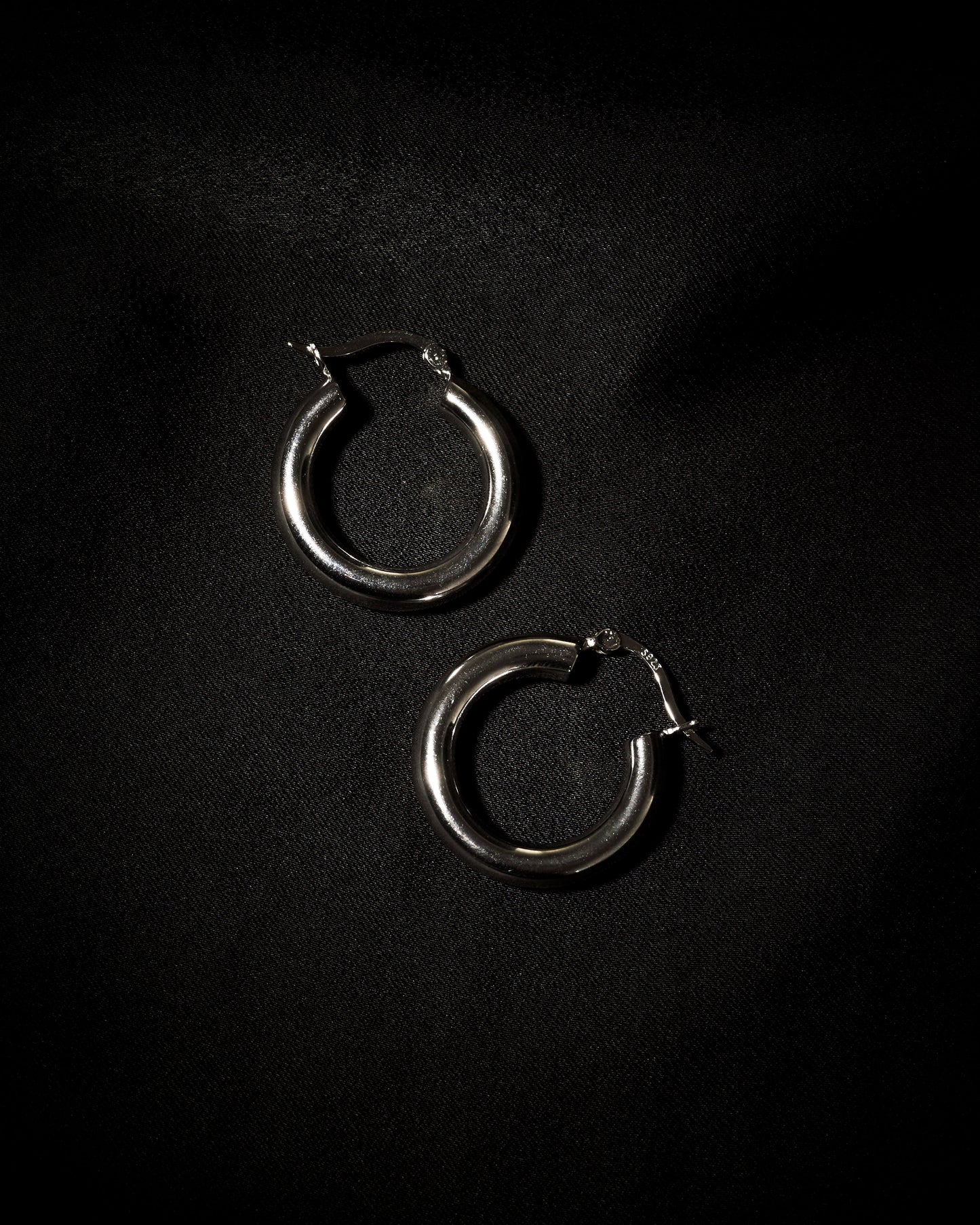 Earring Eclectic Hoops Silver