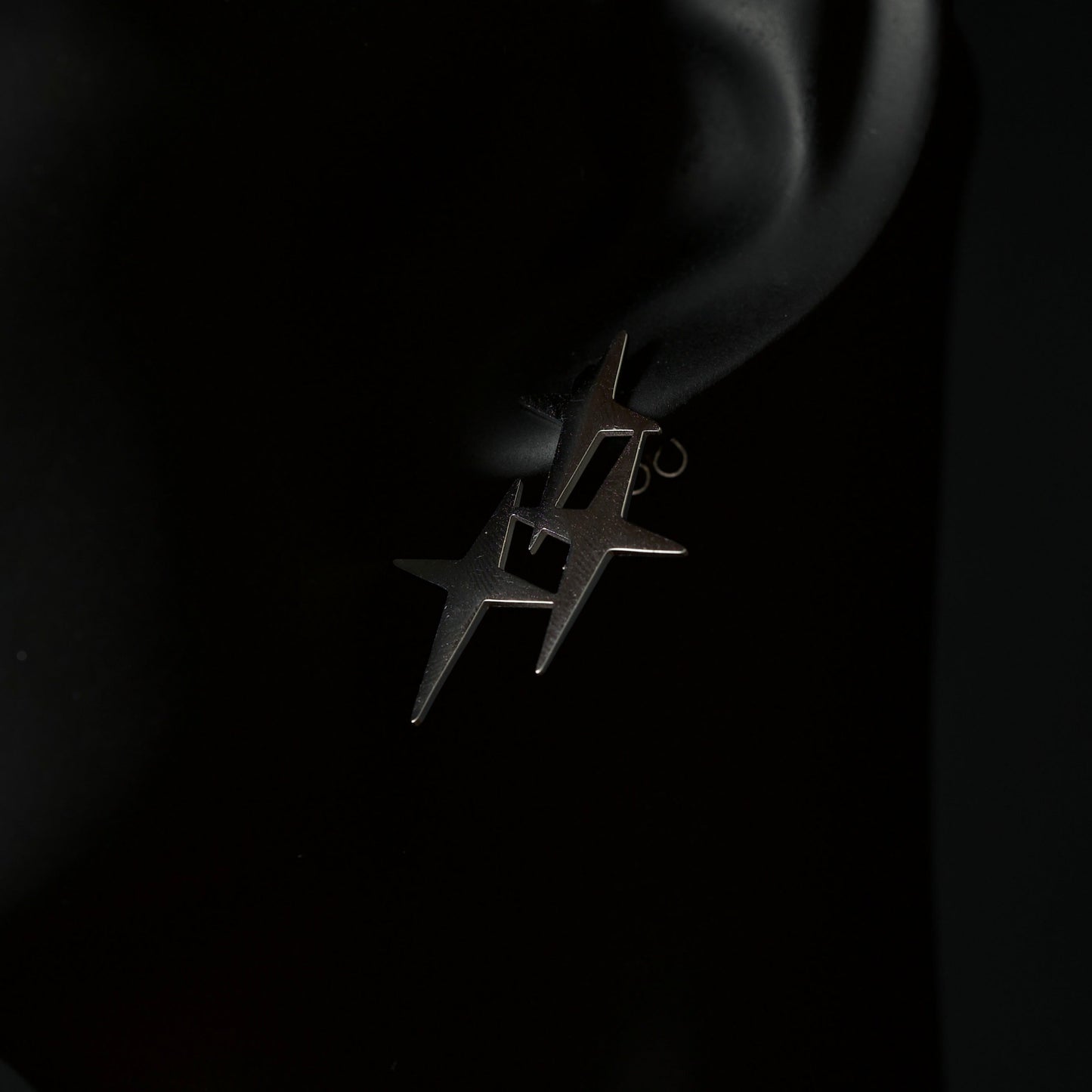 Three Sisters Earrings Silver