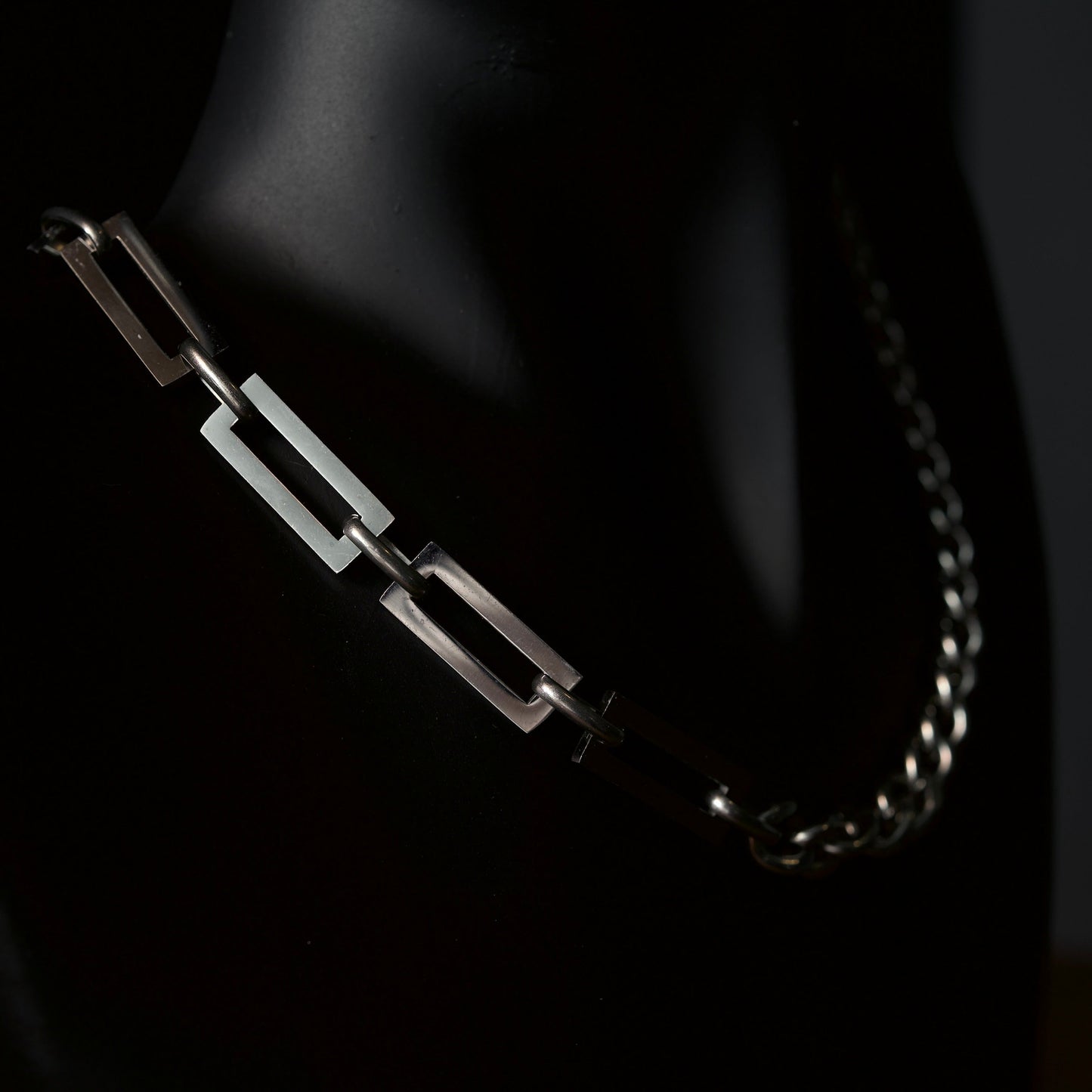 Different Link Necklace Silver