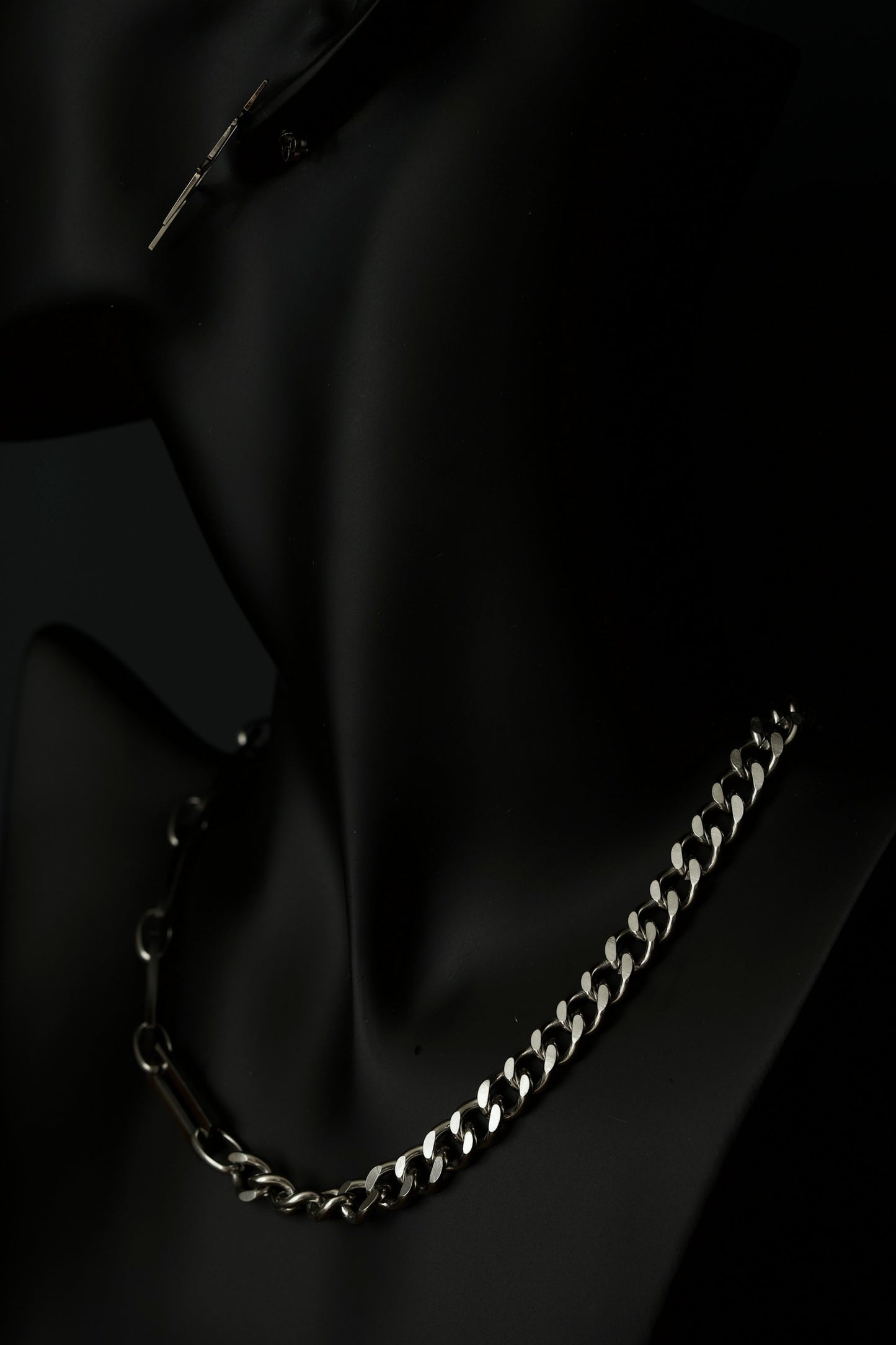 Different Link Necklace Silver