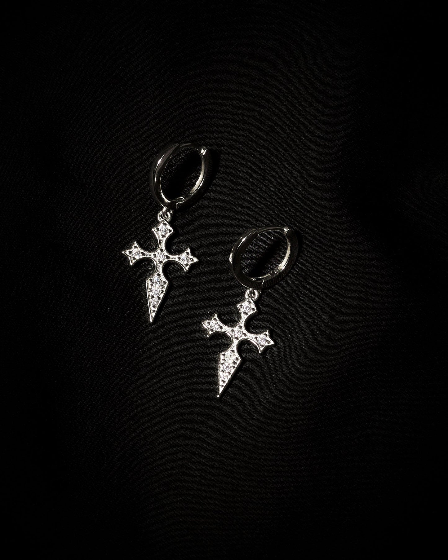 Earring Eclectic King Of Swords Silver