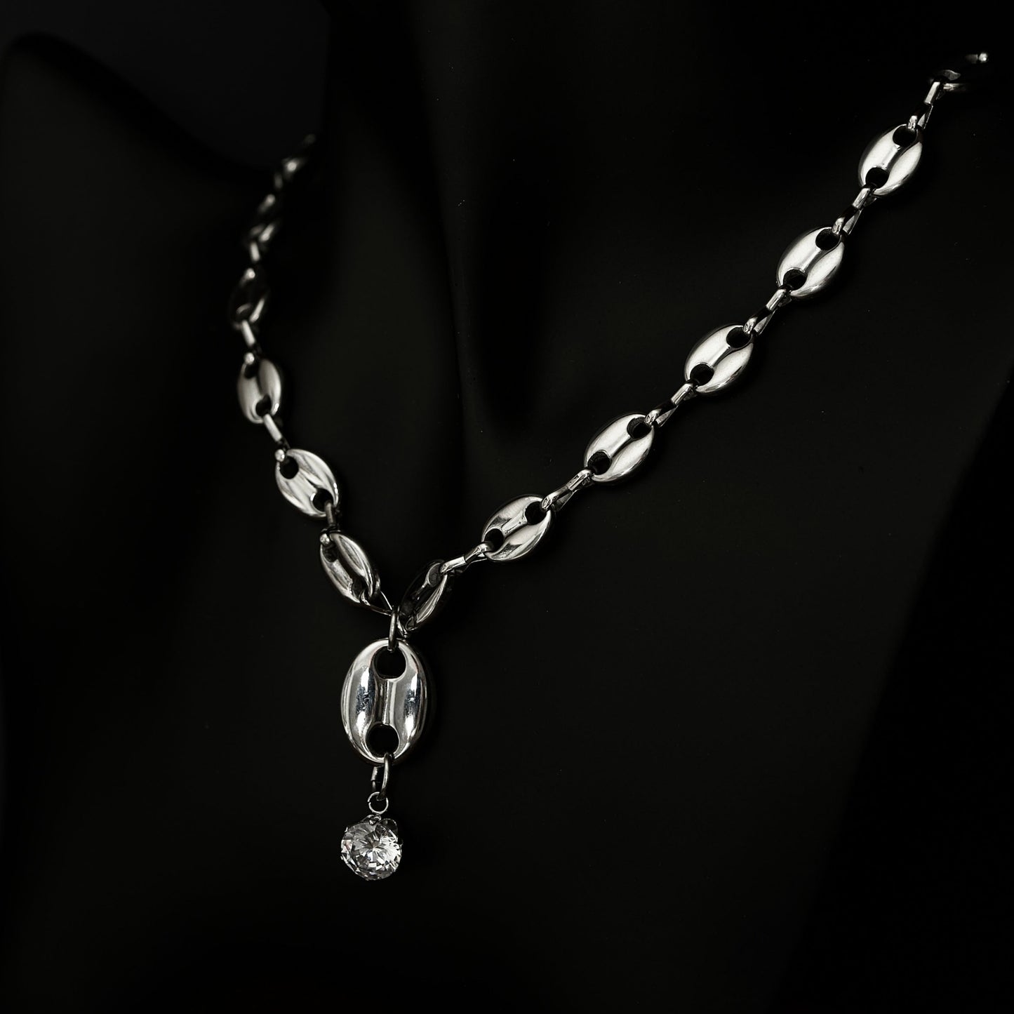 Celestial Link Silver Necklace Eclectic