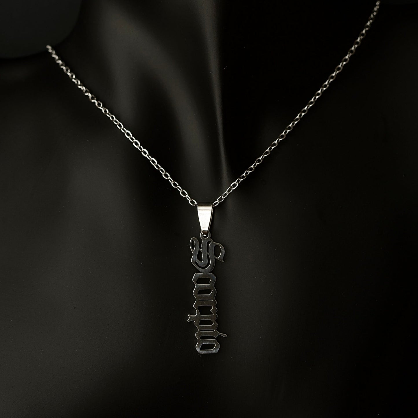 Scorpio Necklace Old English Zodiac Gold