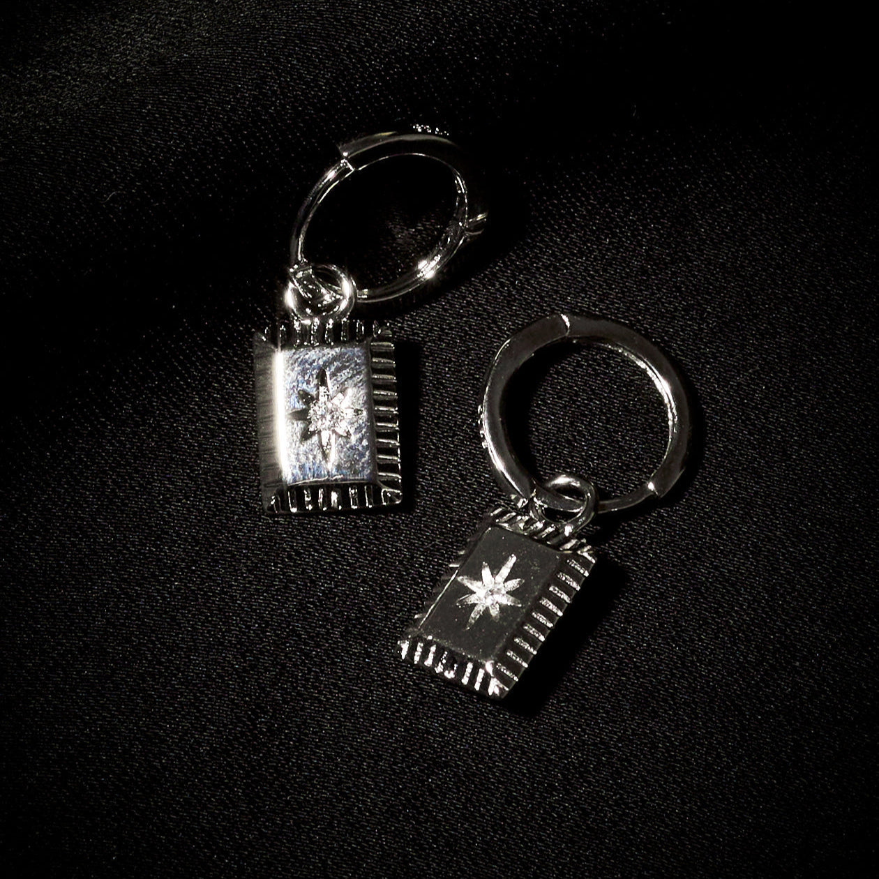 Earring Eclectic North Star Silver