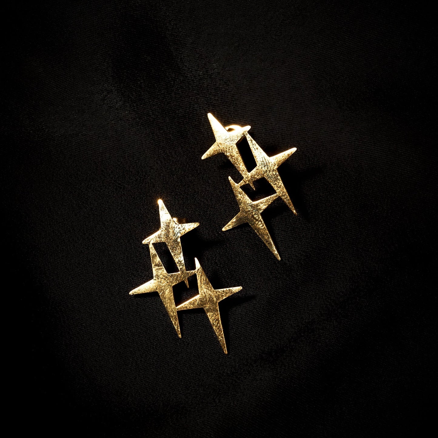 Earring Eclectic Three Sisters Gold