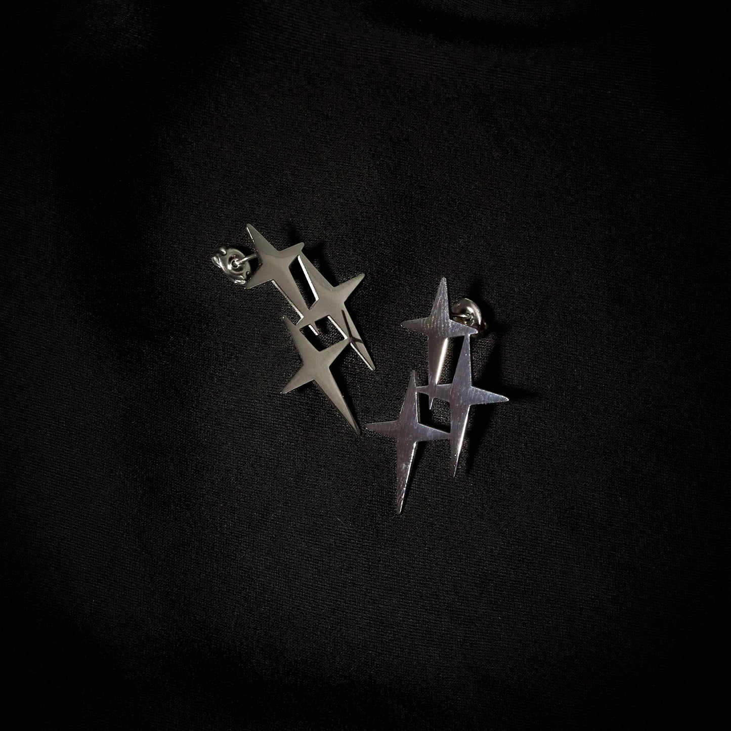 Earring Eclectic Three Sisters Silver
