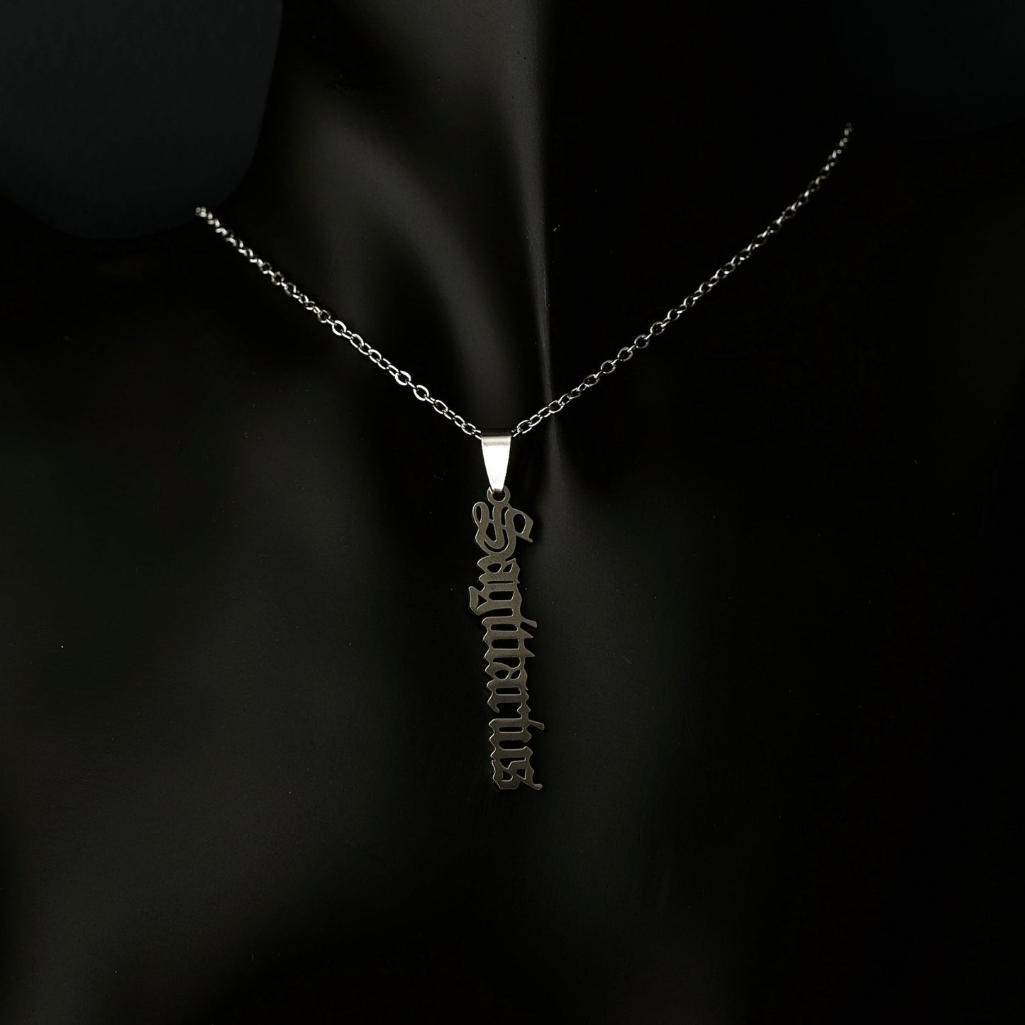 Taurus Gold Necklace Vertical Zodiac