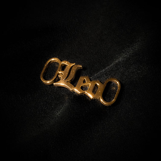 Leo Shoe tag Old English Zodiac Gold