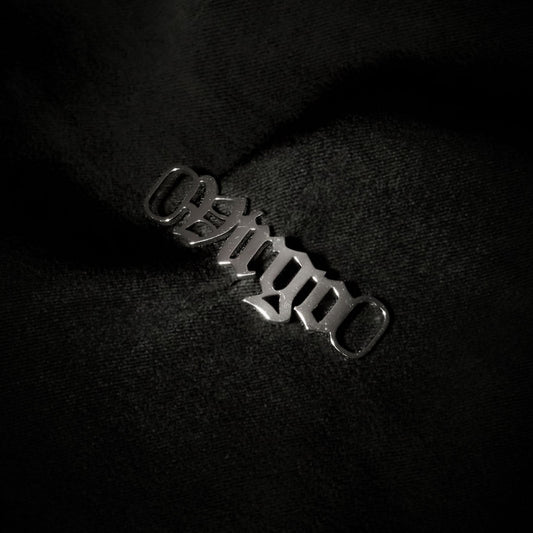 Virgo Shoe tag Old English Zodiac Silver