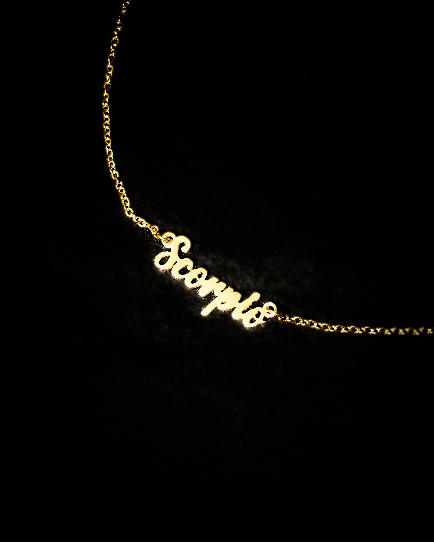 Necklace Cursive zodiac