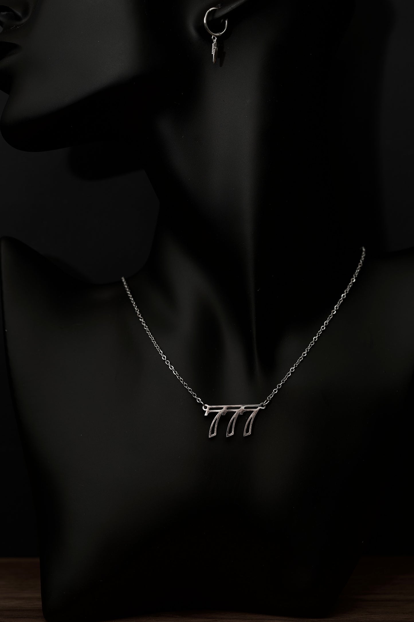 Hollow Angel Number Necklaces