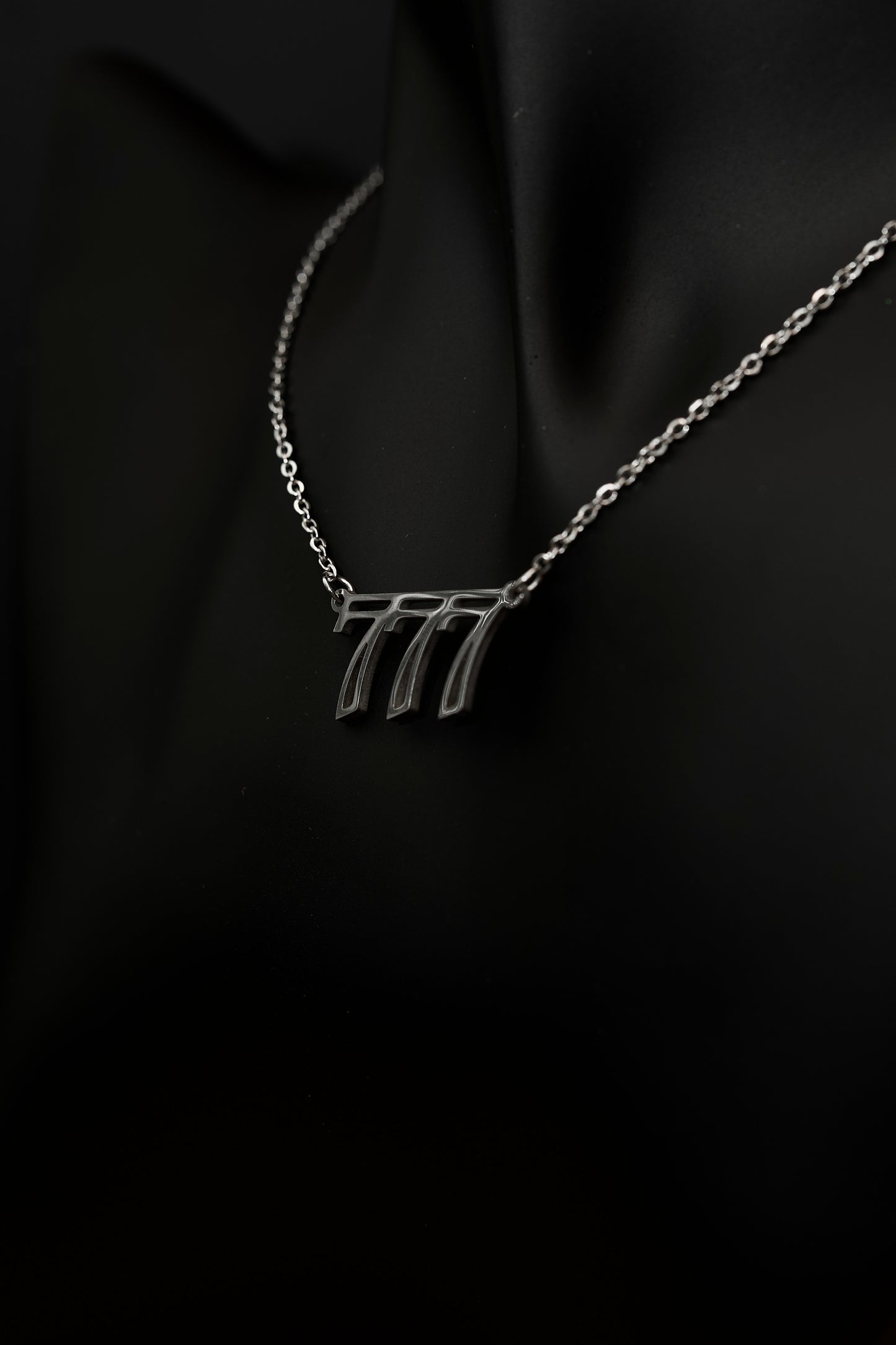 Hollow Angel Number Necklaces