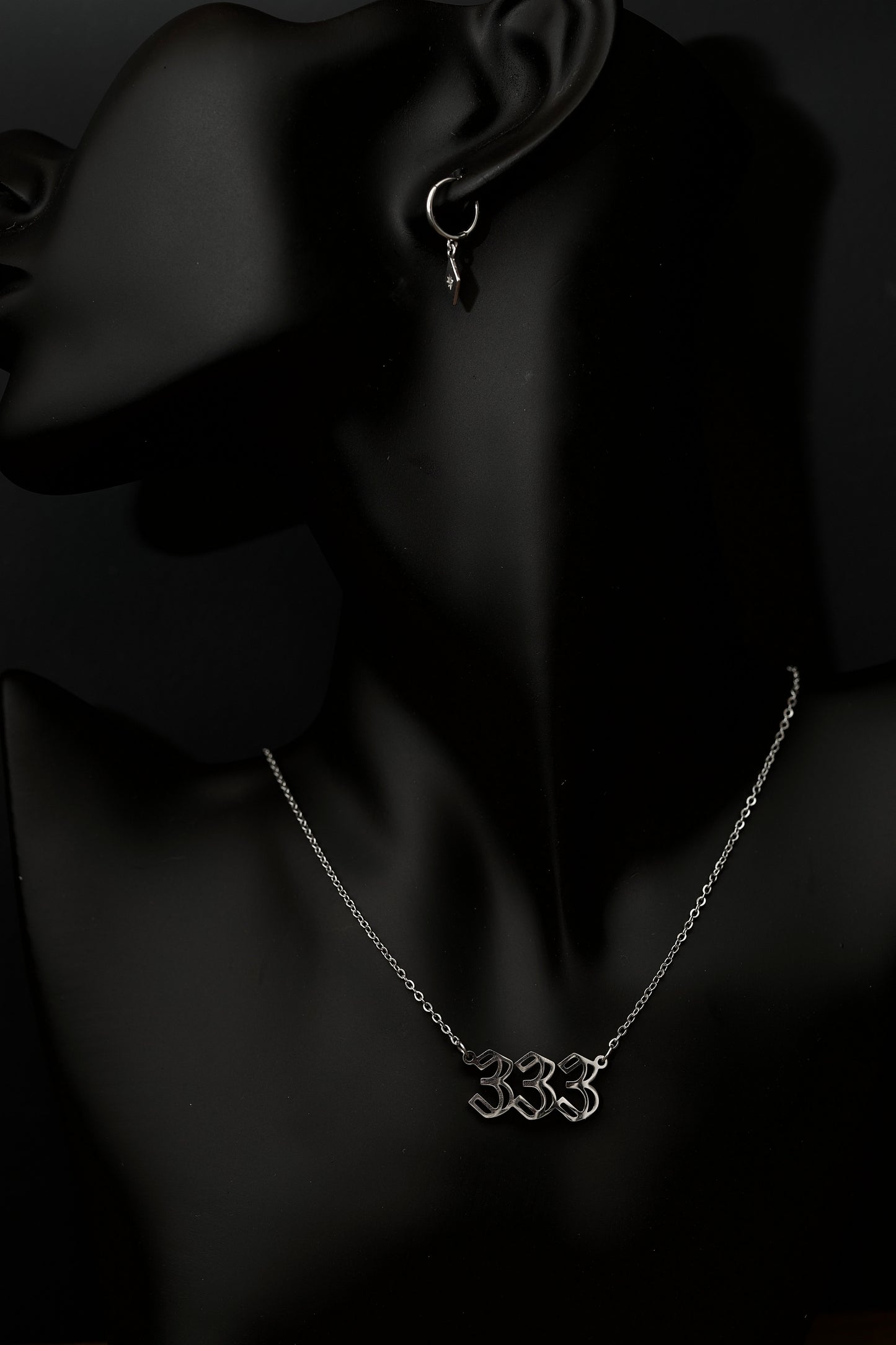 Hollow Angel Number Necklaces