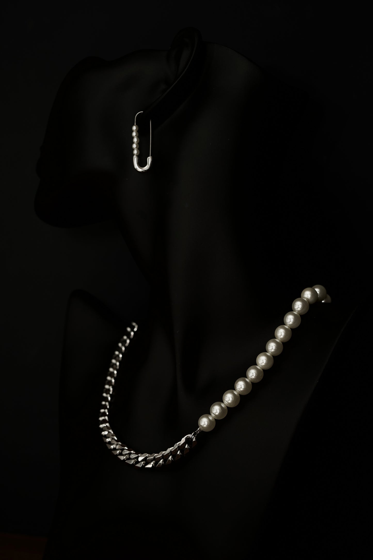 Half Pearl Necklace