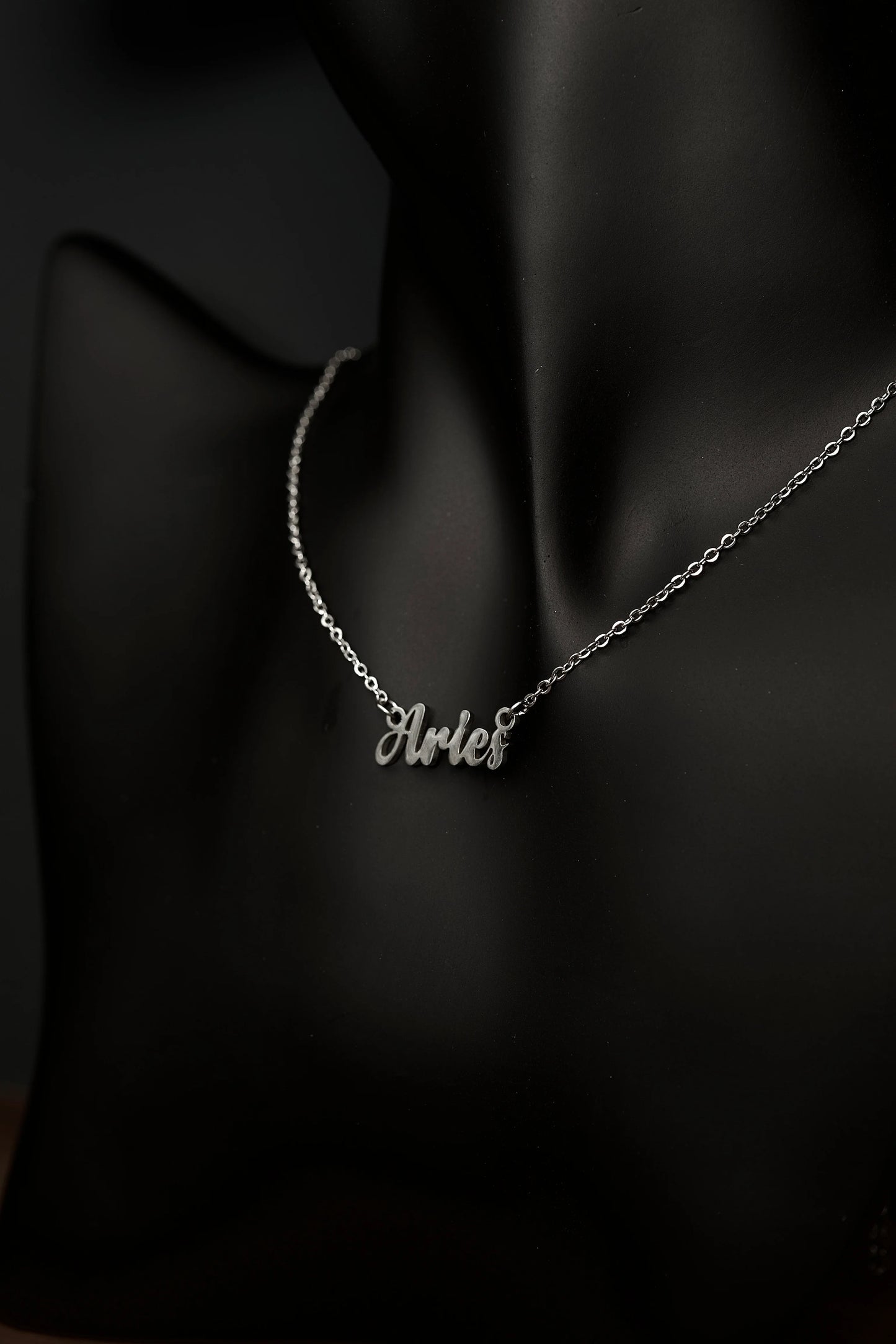 Cursive Zodiac Necklace